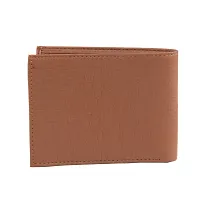 Designer Brown Artificial Leather Two Fold Wallet For Men-thumb3