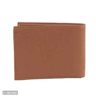 Designer Brown Artificial Leather Two Fold Wallet For Men-thumb4