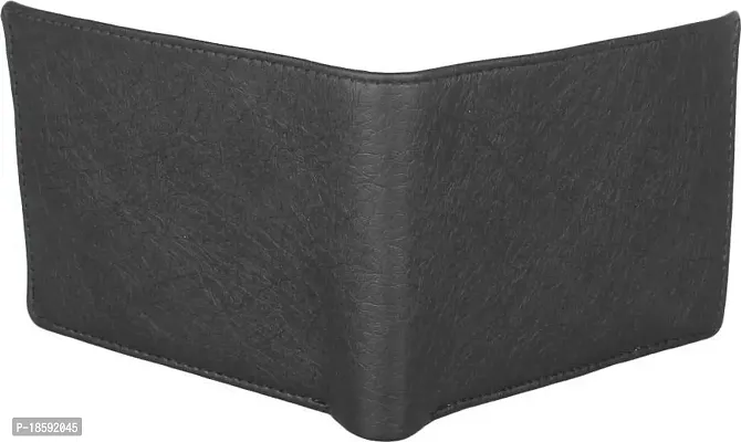 Black Artificial Leather Short Length For Men-thumb2