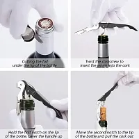 Professional Corkscrew Wine Opener With Foil Cutter-thumb3