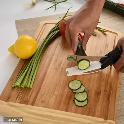 Durable Vegetable Chopper Kitchen Knife With Cutting Board-thumb2