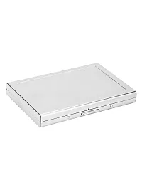 Designer Silver Artificial Leather Card Holder For Men-thumb1