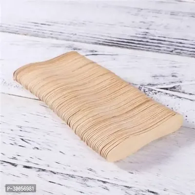 Trendy Disposable Wooden Ice-Cream Spoon Set Of 100