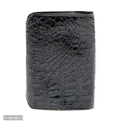 Designer Black Artificial Leather Card Holder For Men-thumb4