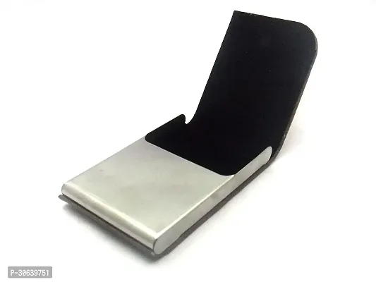 Designer Silver Leather Card Holder For Men-thumb3