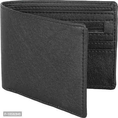Black Artificial Leather Short Length For Men-thumb4