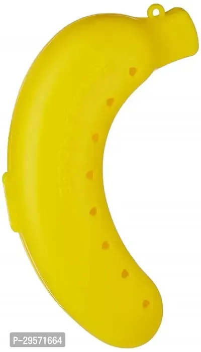 Plastic Banana Case Food Cover For School Kids Pack Of 1-thumb0