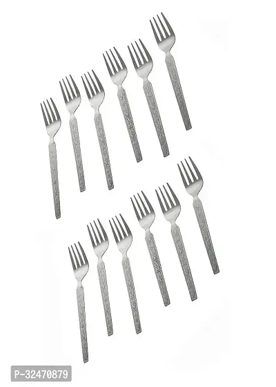 Trendy Stainless Steel Forks Set Of 12-thumb0