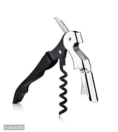 Double Hinged Bartender Multifunction Wine Bottle Corkscrew Opener 3 In 1 Folding Bar Tool Set Stainless Steel Barware Accessories-thumb0