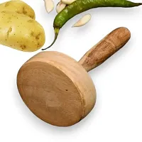 Combo Of 7 Wooden Cooking Tools And Free Wooden Paratha Sekni Or Potatomasher-thumb3