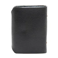 Designer Black Artificial Leather Card Holder For Men-thumb1