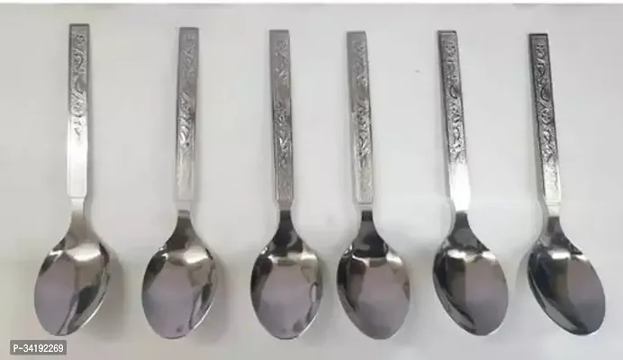 Trendy Steel Spoons Set Of 6-thumb0