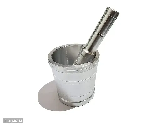 Durable Aluminium Mortar and Pestle Set For Kitchen