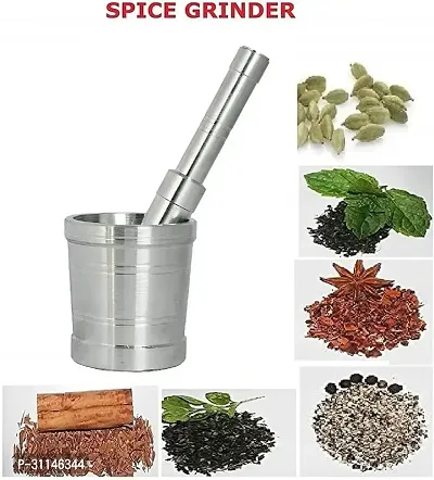 Durable Aluminium Mortar and Pestle Set For Kitchen-thumb5