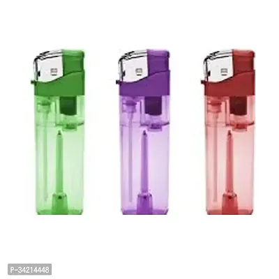 Stylish Plastic Gas Lighters For Kitchen Pack Of 3