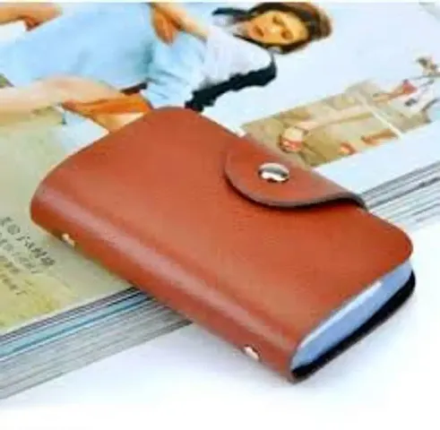 Designer Artificial Leather Self Design Two Fold Wallet For Men