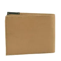 Designer Brown Artificial Leather Two Fold Wallet For Men-thumb4