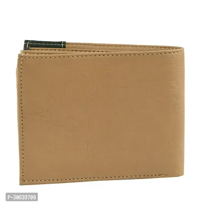 Designer Brown Artificial Leather Two Fold Wallet For Men-thumb5