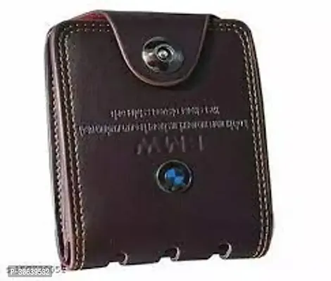 Designer Brown Artificial Leather Two Fold Wallet For Men-thumb2