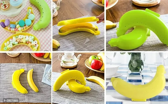 Plastic Banana Case Food Cover For School Kids Pack Of 1-thumb3