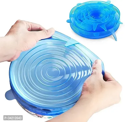 Useful Microwave Safe  Reusable Silicone Stretch Lids Flexible Covers-thumb2