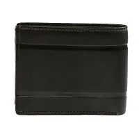 Designer Brown Artificial Leather Two Fold Wallet For Men-thumb3