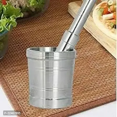 Durable Metal Mortar and Pestle Set-thumb3