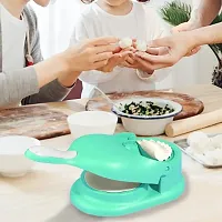 Useful Plastic 2 In 1 Dumpling Maker with Stainless Steel Blades-thumb2