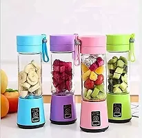 Royal Step Portable Electric Usb Juice Maker Juicer Bottle Blender Grinder Mixer Mix Color 4 Blade-thumb3