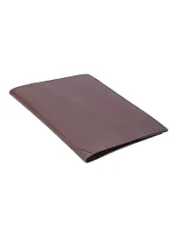 Designer Brown Artificial Leather Textured Card Holder For Men-thumb2