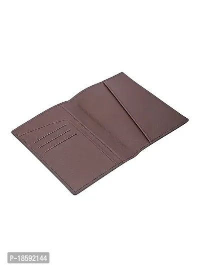 Designer Brown Artificial Leather Textured Card Holder For Men-thumb5