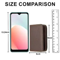 Designer Brown Artificial Leather Card Holder For Men-thumb2