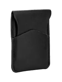 Designer Black Artificial Leather Two Fold Wallet For Men-thumb2