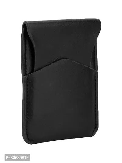 Designer Black Artificial Leather Two Fold Wallet For Men-thumb3