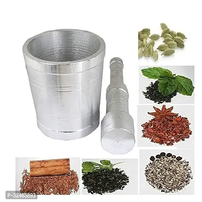 Stylish Metal Mortar  Pestle Sets For Kitchen-thumb0