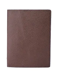 Designer Brown Artificial Leather Textured Card Holder For Men-thumb1