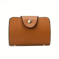 Designer Brown Artificial Leather Card Holder For Men-thumb3