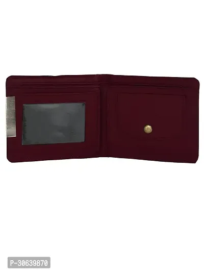 Designer Brown Artificial Leather Two Fold Wallet For Men-thumb2