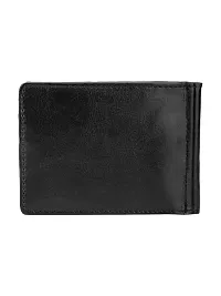 Designer Black Artificial Leather Two Fold Wallet For Men-thumb3