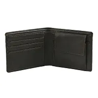 Designer Brown Artificial Leather Two Fold Wallet For Men-thumb1