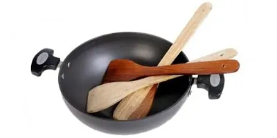 Durable Handmade Non Stick Wooden Cooking Spatulas Set Of 10-thumb1