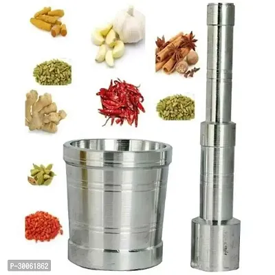 Useful Aluminium Mortar And Pestle Set-thumb3