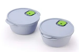 Durable Grey Micro Dynasty Food Storage Containers Pack Of 2-thumb2