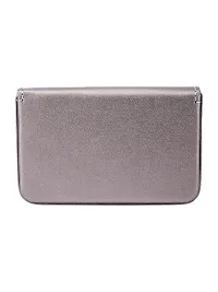 Designer Grey Artificial Leather Textured Card Holder For Men-thumb3