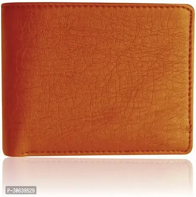 Designer Brown Artificial Leather Two Fold Wallet For Men-thumb3