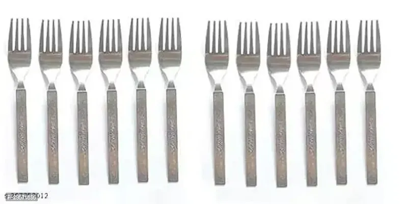 Durable Stainless Steel Forks Combo Of 12-thumb2