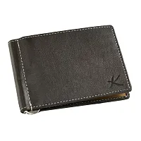 Designer Brown Artificial Leather Solid Two Fold Wallet For Men-thumb1