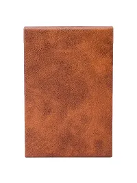 Designer Tan Artificial Leather Textured Card Holder For Men-thumb3