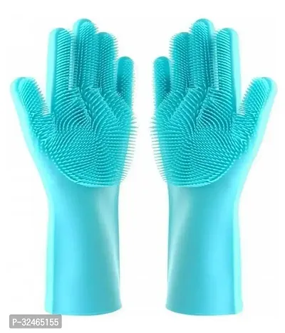 Gloves Magic Silicone Dish Washing Gloves-thumb3