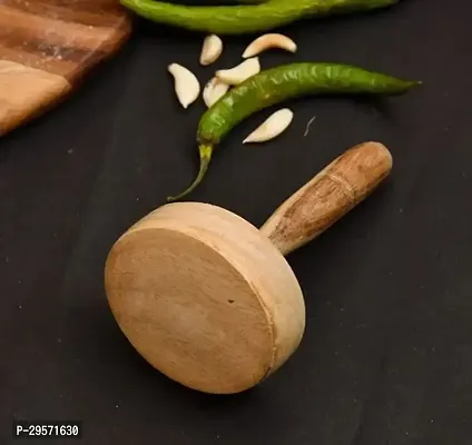 Hand Pressed Wooden Potato Masher-thumb0